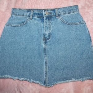 Brandy Melville Lightwash Denim Skirt